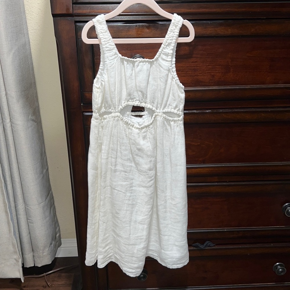 Zara girls cut out dress